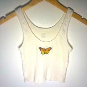 BRANDY MELVILLE CROP BUTTERFLY TOP 🦋